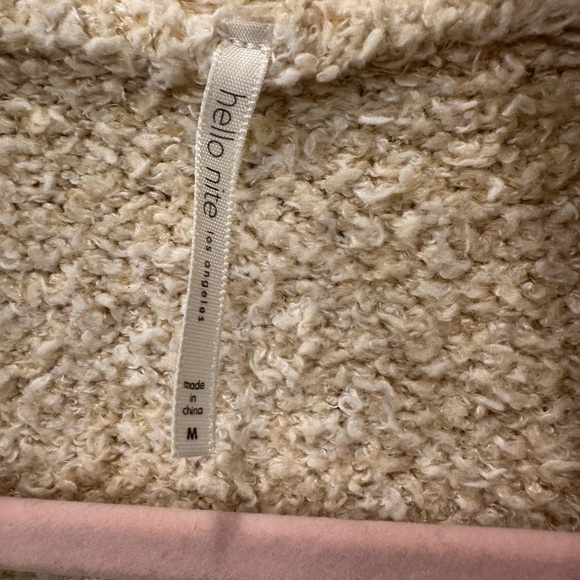 Hello Nite Soft Cozy Cream Women's Cardigan M - Picture 4 of 6